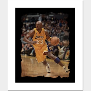 Mitch Richmond in Lakers Vintage #2 Posters and Art